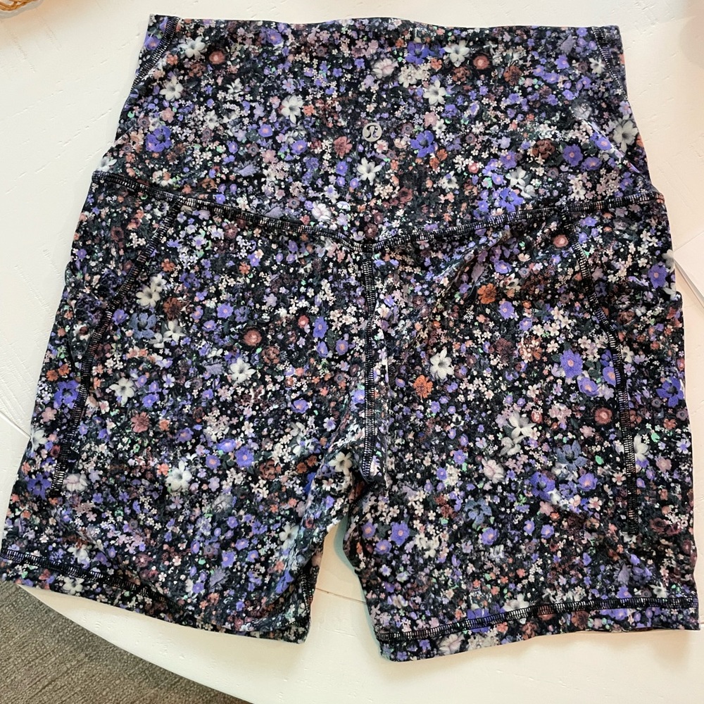 Lululemon align high rise shorts with pockets 6in size 8